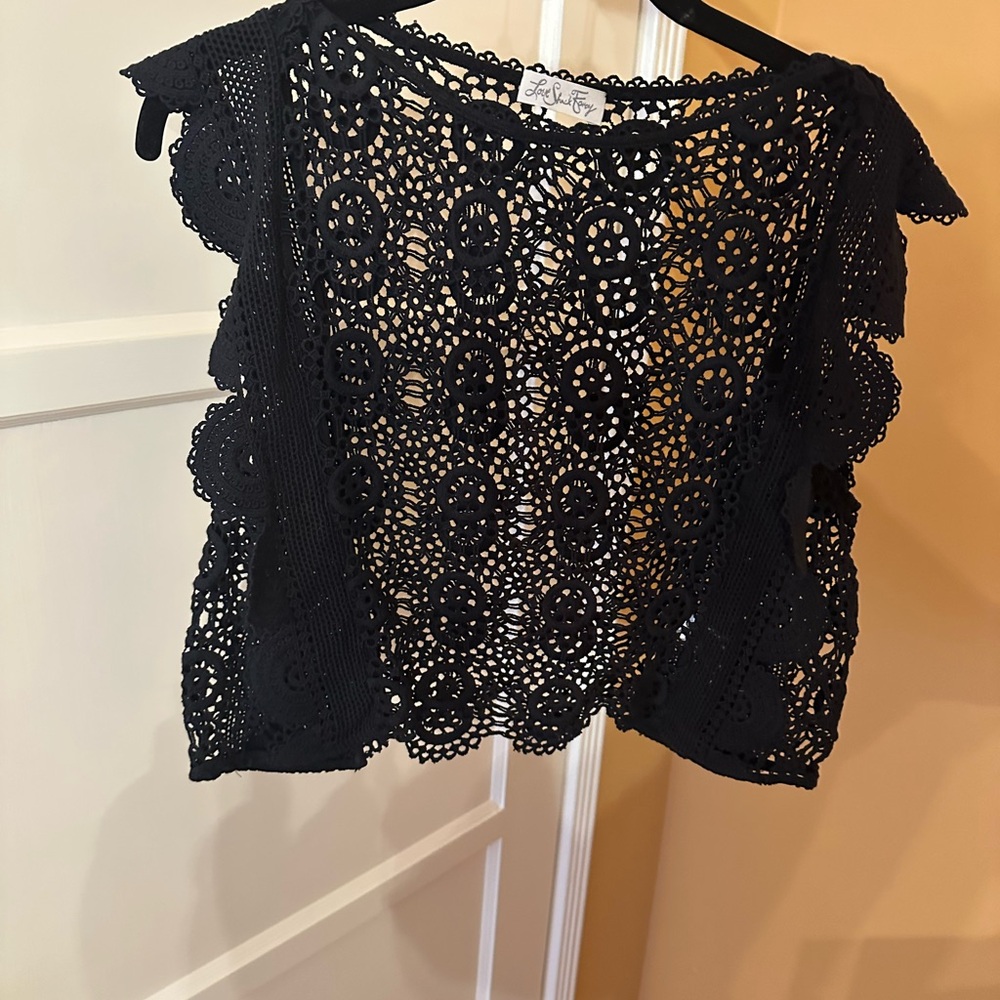 LOVESHACKFANCY Crochet Top